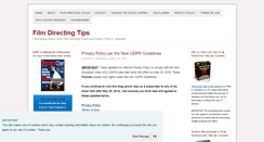 Desktop Screenshot of filmdirectingtips.com